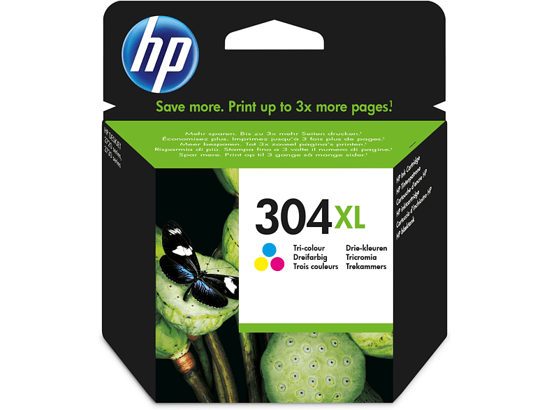 HP Original 304XL Tricolor N9K07AE