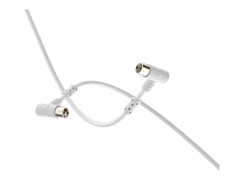 ISY ISA-9028 Coaxial (male) - Coaxial (female) 5 m Diámetro 5.2 mm Blanco