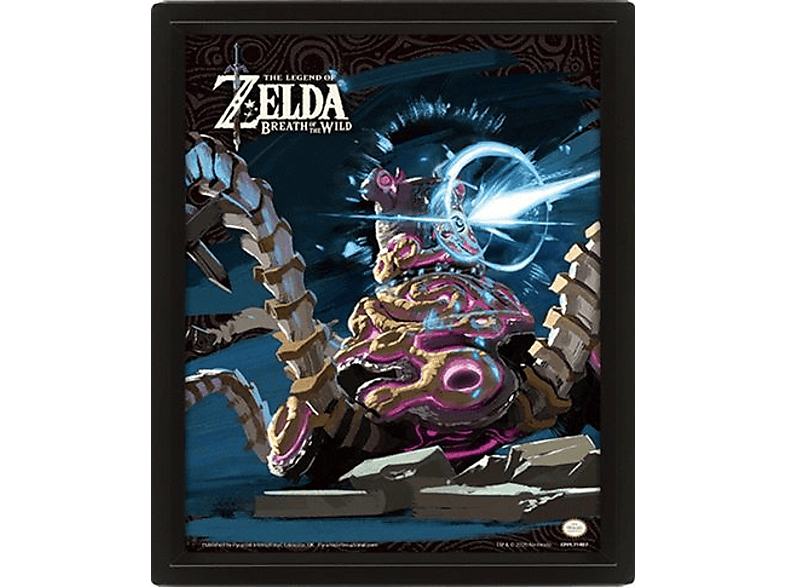 Sherwood Legend of Zelda - Breath of the Wild Enmarcado Licencia oficial Legend of Zelda