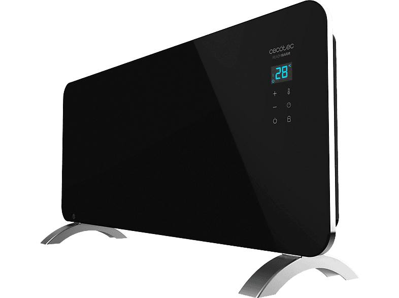 Cecotec Ready Warm 6770 Crystal Connection 2000 W LED Placa decristal Wi-Fi Negro