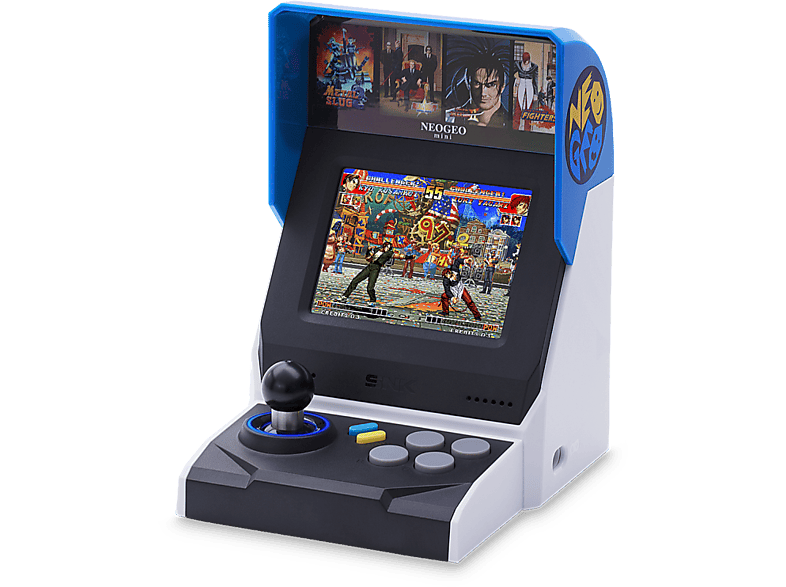 My Arcade SNK Neo Geo Mini 40 juegos incluidos Pantalla 3.5 Altavoces estéreo Azul y blanco