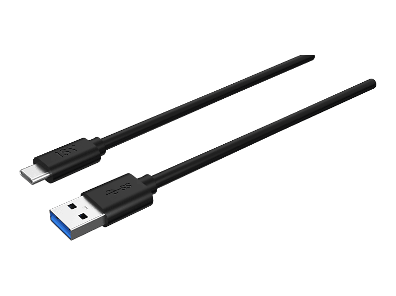ISY IUC-1033 Universal USB-A a USB-C 5 Gbps 0.75m Negro