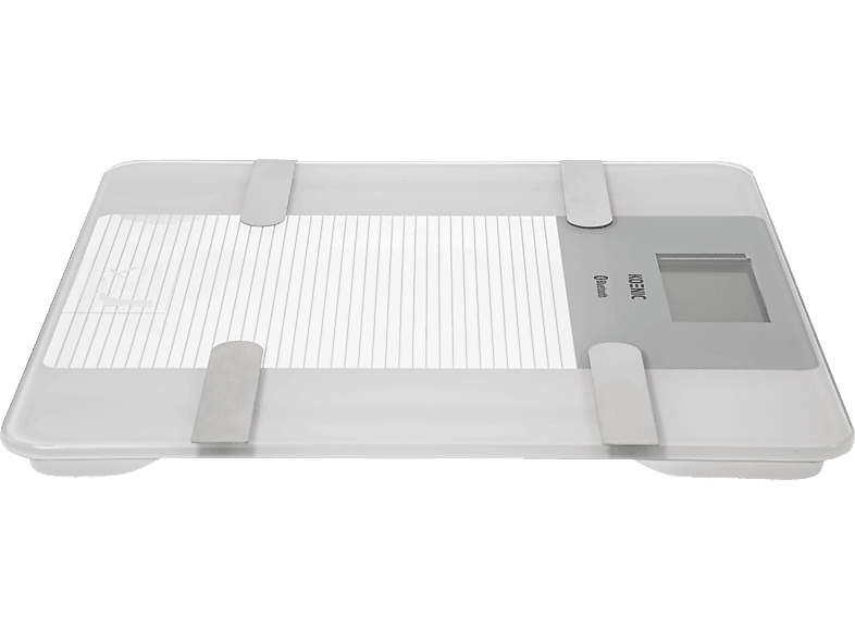 Koenic KPS 15122 150 kg Cristal Bluetooth índice de masa corporal Antideslizante Blanco