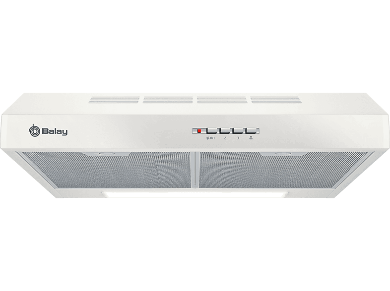 Balay 3BH263MB 3 velocidades 350 m³/h 60 cm Iluminación LED Blanco