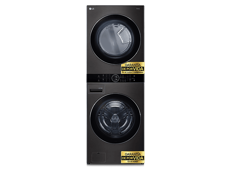 LG WT1716BBF Torre de lavado 17/16 kg TurboWash™ Smart Pairing™ Inox grafito