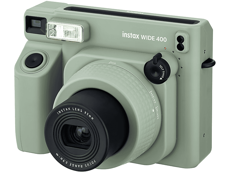 Fujifilm Instax Wide 400 86 mm x 108 mm Exposición Automática Flash Temporizador Verde