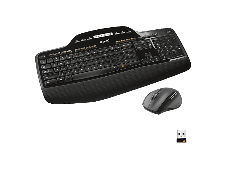 Logitech Wireless Desktop MK710 Inalámbrico Bluetooth USB Negro