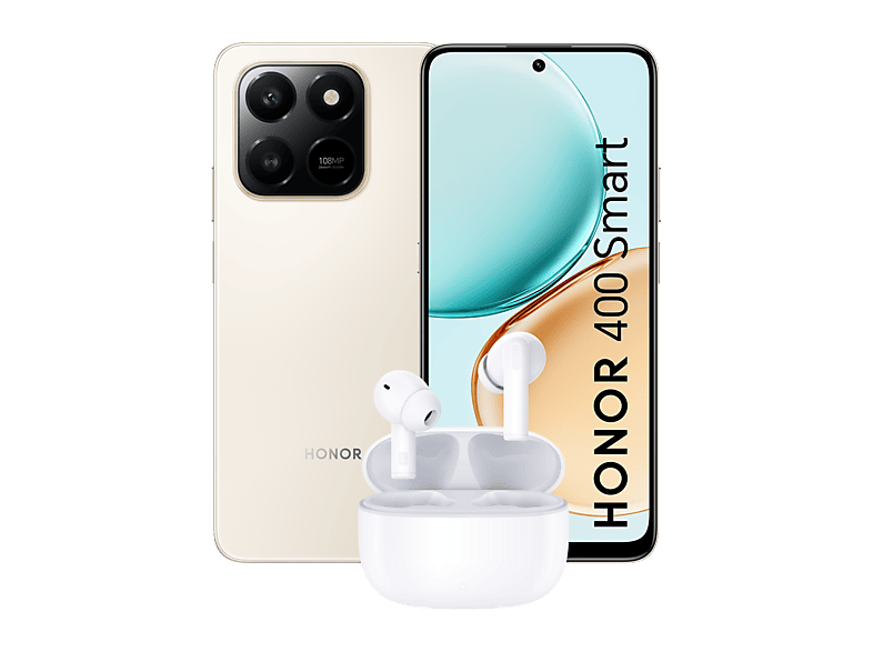 Honor 400 Smart Desert Gold 256GB 8GB RAM 6.77 TFT - LCD Qualcomm® Snapdragon® 685 (6nm) 6500mAh Incluye Earbuds