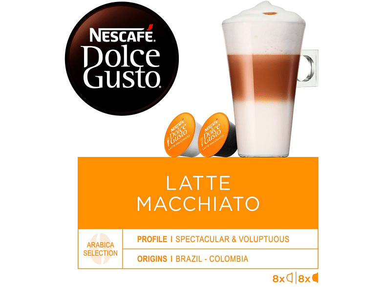 Dolce Gusto Latte Macchiato Pack de 16 cápsulas para 8 tazas