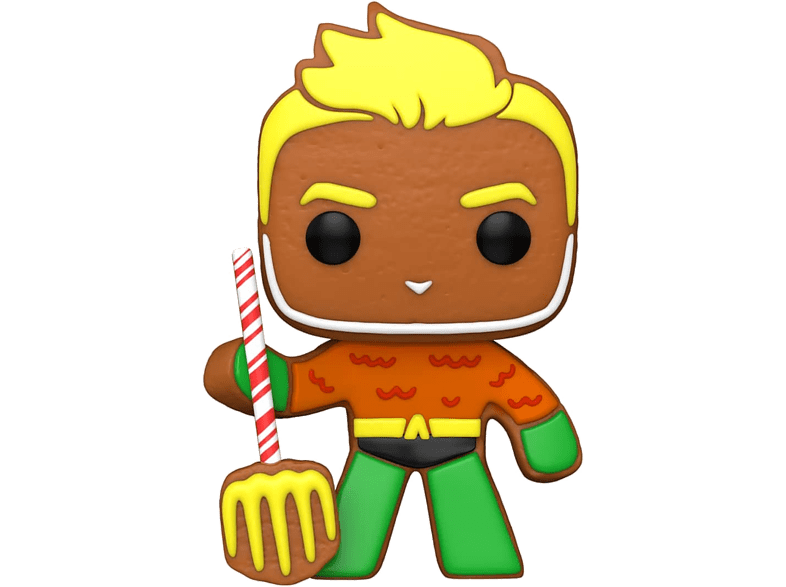 Funko Pop! DC Holiday Aquaman 9 cm Plástico Multicolor