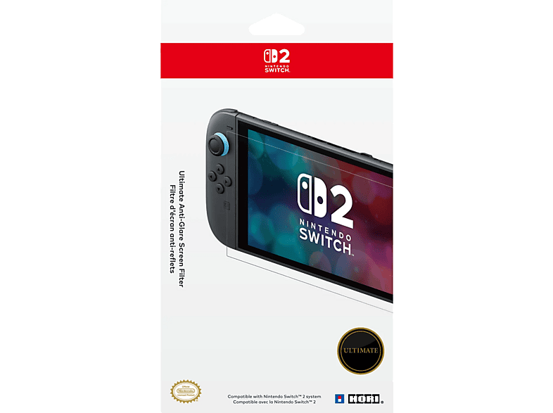 Hori NSX-058E Para Nintendo Switch 2 Antireflejos Transparente