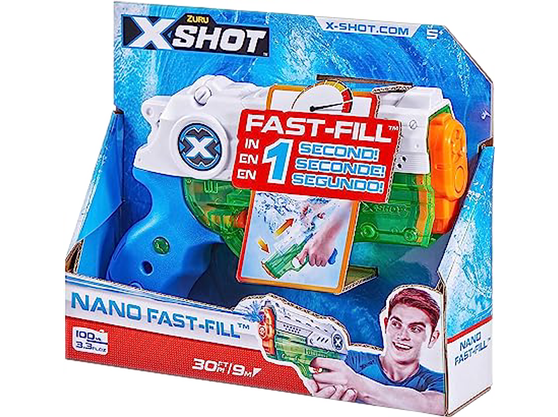 Sherwood Pistola de agua X-Shot 100 ml 9 metros de distancia
