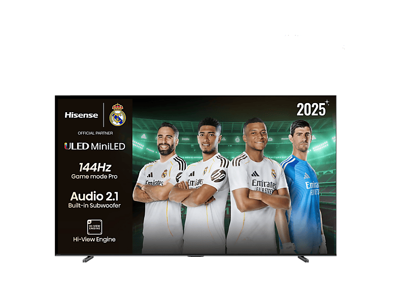 Hisense 85U7Q UHD 4K Subwoofer integrado 144 Hz Hi-View IA Pro Dolby Vusion IQ & Dolby Atmos  Negro