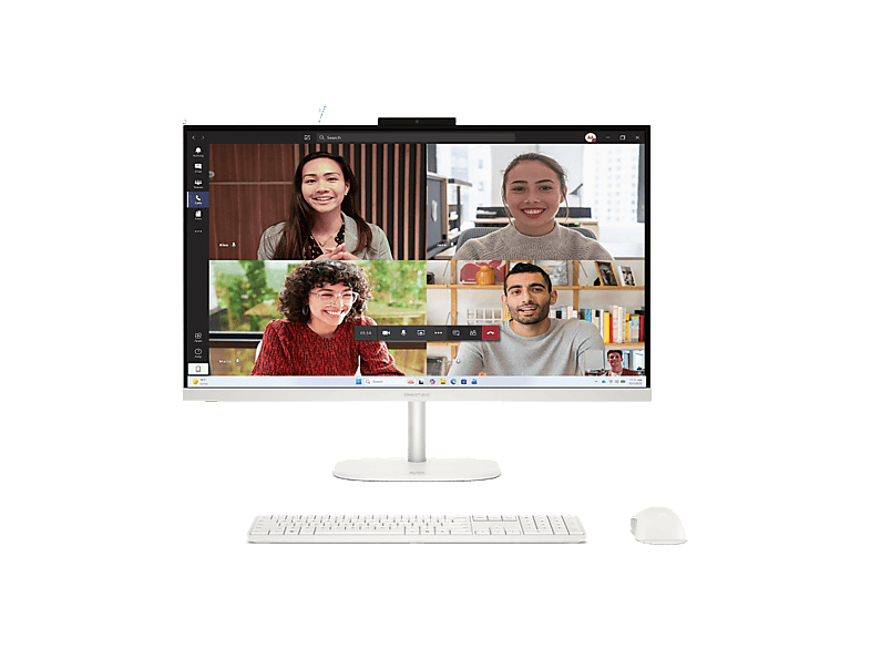 HP OmniStudio Desktop 27-cu0006ns PC 27 Full-HD Intel® Core™ 5 120U 16GB RAM 1TB SSD Sin sistema operativo Blanco algodón