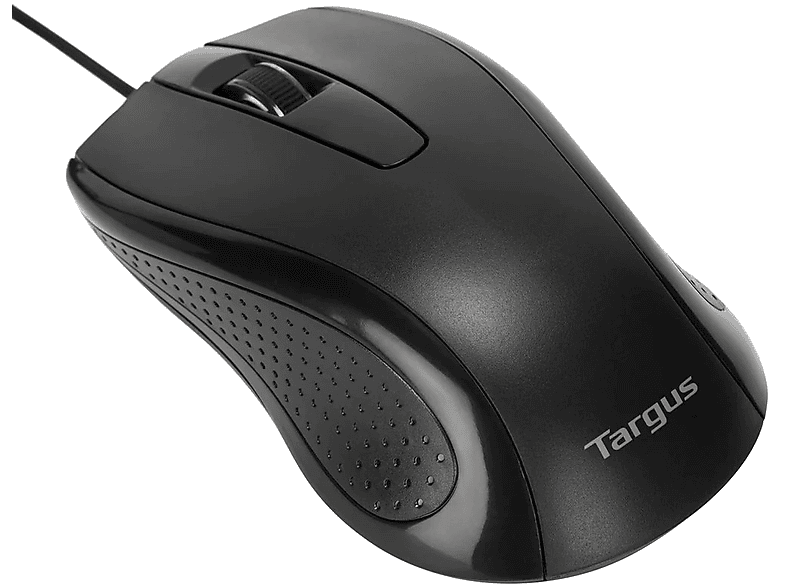 Targus AMU81AMGL Óptico 1000 DPI Ergonómico Antimicrobiano Negro