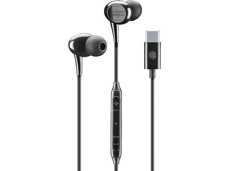 Music Sound Arms Control remoto Micrófono integrado USB-C Negro