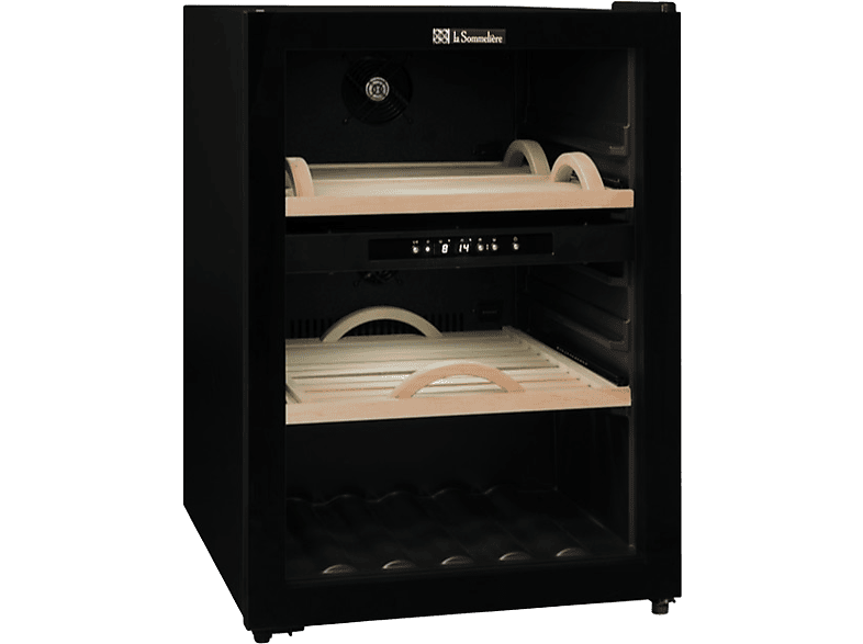 La Sommelière CAF52 90 W 2 Estantes Sistema antivibración Filtros carbón activo Negro