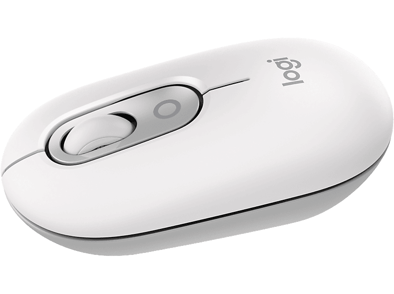 Logitech Pop 4000 ppp Easy-Switch Bluetooth SmartWheel Botones personalizables Tecnología Silent Touch PC-Mac Blanco