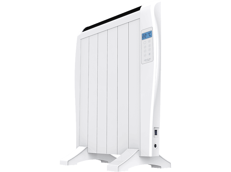 Cecotec Ready Warm 1200 Thermal 6 elementos 900 W Pantalla LCD Mando Blanco