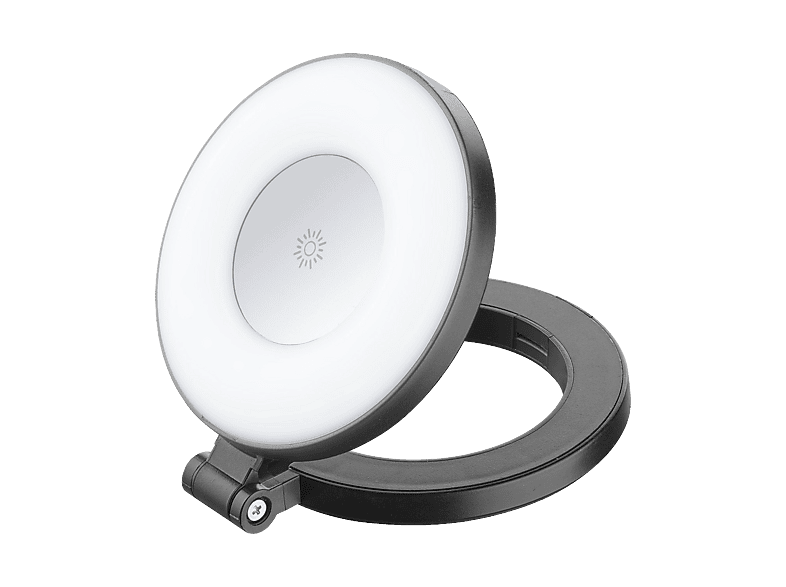 CellularLine MAGNETIC RING LIGHT  Luz magnética con soporte MagSafe 3 tonos de luz e intensidad Plegable Negro