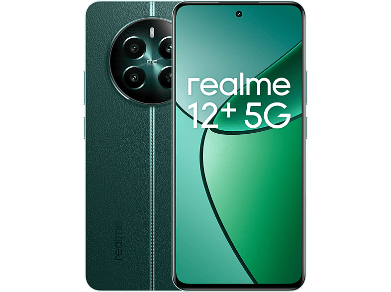 realme 12+ 5G Green 512 GB 12 GB RAM 6.67 Full HD+ AMOLED 120Hz MediaTek Dimensity 7050 5G 5000 mAh Android