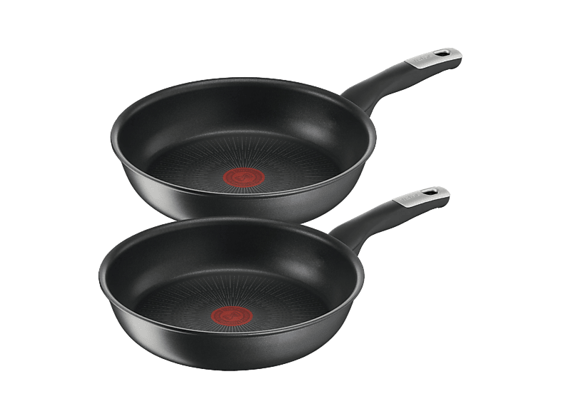 Tefal Jordi Cruz G3200S2A 20/26 cm Mango fijo Revestimiento antiadherente Antirayaduras Inducción Titanium