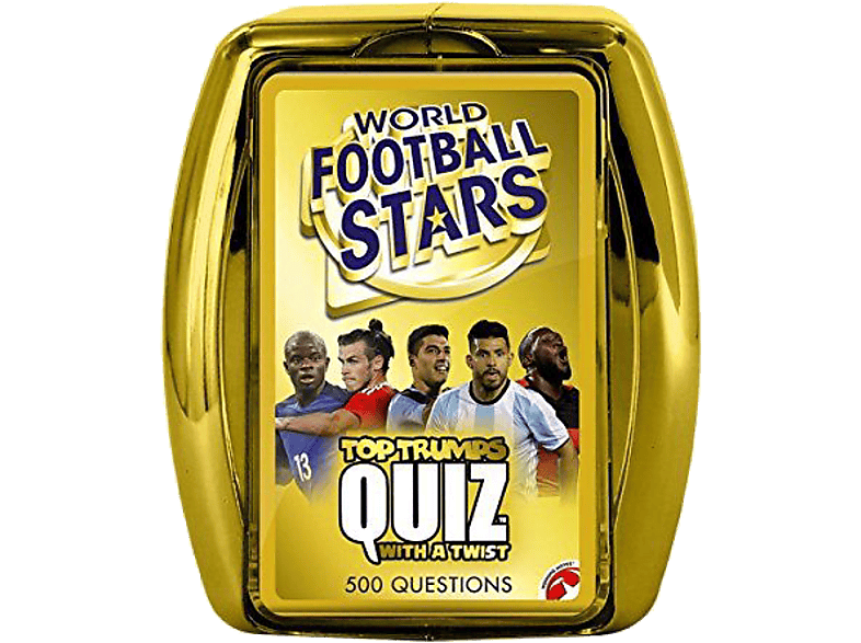 Magicbox Quiz World Football Stars Juego de mesa 100 cartas