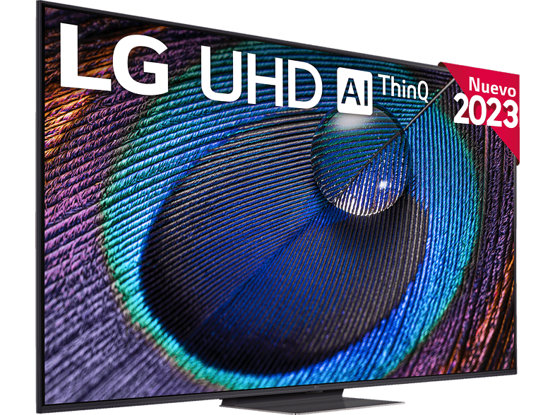 LG 65UR91006LA UHD 4K Inteligente α5  4K Gen6 Smart TV DVB-T2 (H.265) Azul ceniza