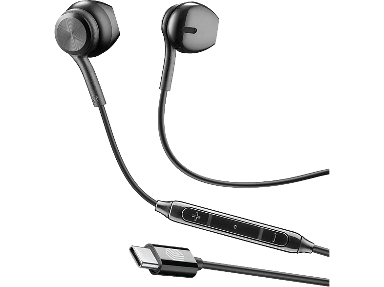 Music Sound IN EAR Ergonómico De cable Escucha inmersiva Negro