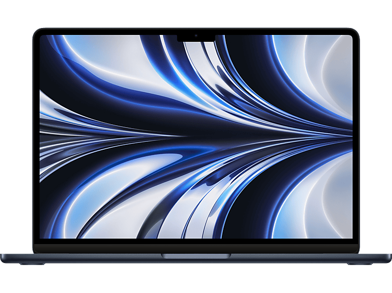 Apple MacBook Air (2022) MLY33Y/A 13.6 Retina Chip M2 Apple CPU de 8 núcleos GPU de 10 núcleos 24GB RAM 256GB de SSD USB-C 30W Medianoche