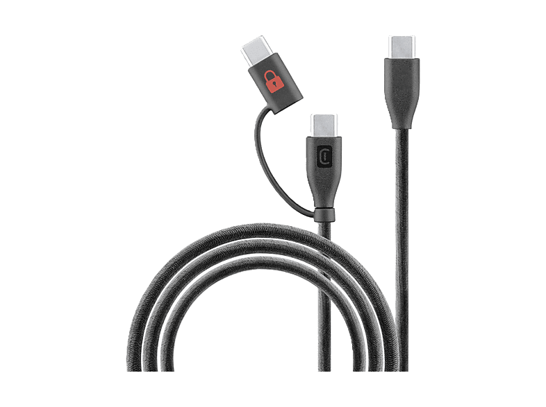 CellularLine Data Security USB C 65 W Data blocker Universal Negro