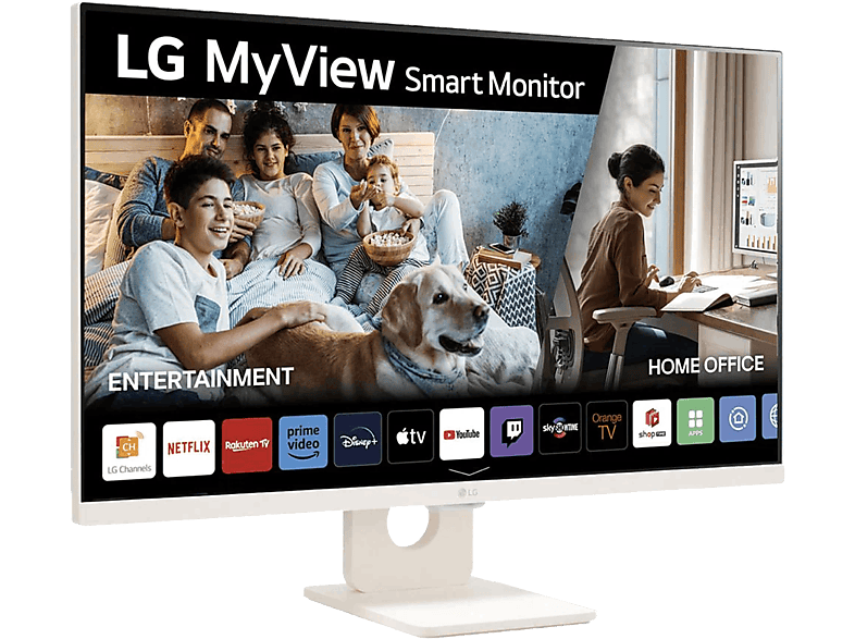 LG 32SR50F-W 32  Full-HD 5 ms 60 Hz Smart TV webOS23 HDR10 HDMI 2.1 Blanco
