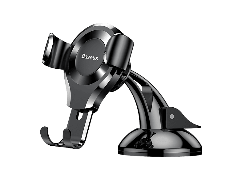Baseus Osculum Universal Con ventosa ultrapotente Cierre automático Revestimiento de silicona protectora Negro
