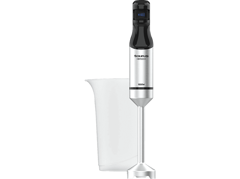 Taurus HB1500XE 1500 W Funciones Batir y Mezclar Regulable Inox Negro