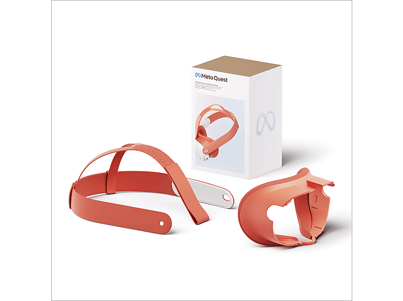 Meta Facial Interface & Head Strap Interfaz facial + correa de cabeza Para Meta Quest 3 Blood Orange