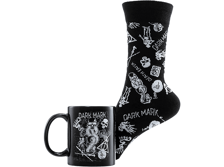 Pyramid Harry Potter Taza + Calcetines Negro