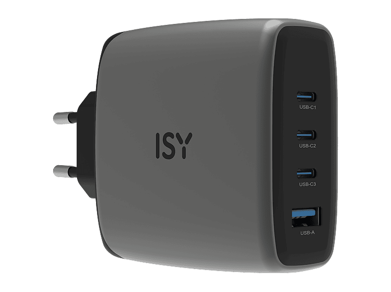 ISY IAC-7140 140W Carga ultrarrápida Gris oscuro