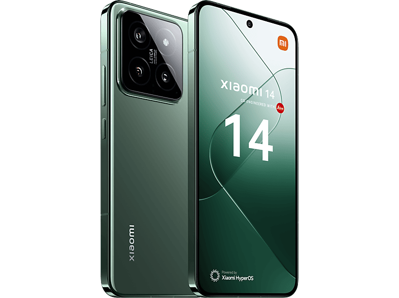 Xiaomi 14 Verde 512 GB 12 GB RAM 6.36 AMOLED 120Hz Snapdragon 8 Gen 3 4610 mAh Android-HyperOS