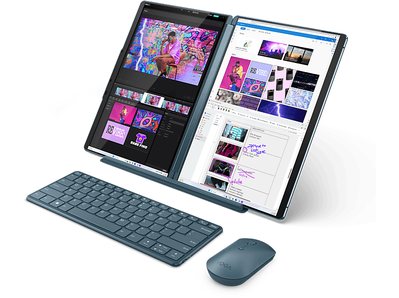 Lenovo Yoga Book 9 13IMU9 13.3  2.8K Intel® Evo™ Edition Core™ Ultra 7-155U 16GB RAM 1TB HD Graphics W11 Home Azul