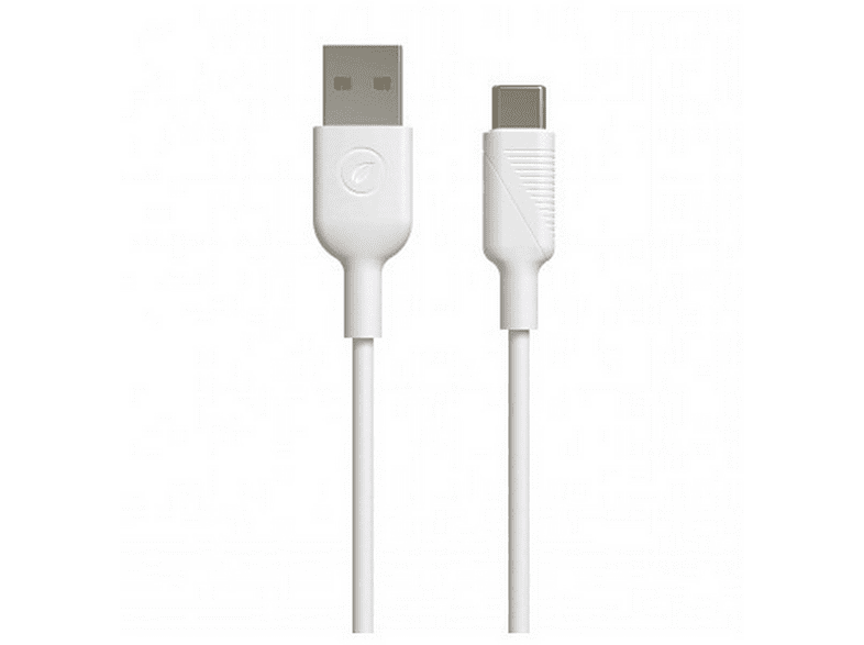 Muvit MCUSC0003 USB-A USB-C Universal 1.20m Blanco