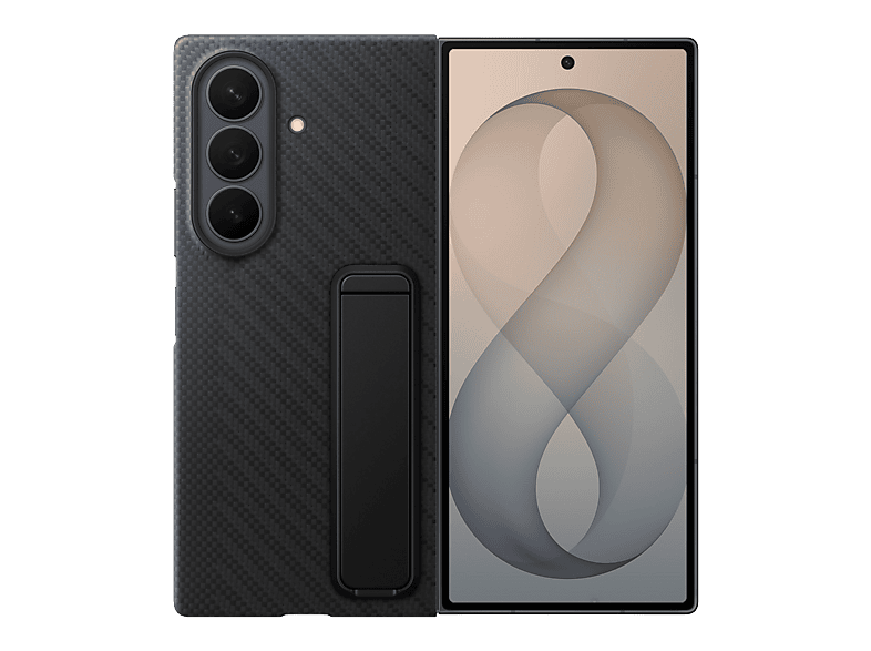 Samsung Carbon Standing Case Para Galaxy Z Fold8 Ultra Con soporte Negra