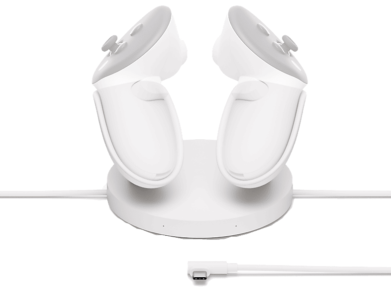 Meta Base de carga compacta Para Gafas Meta Quest 3S Blanco lunar