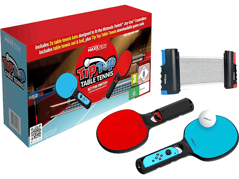 Nintendo Switch Tip-Top Table Tennis (Código de descarga) + Set tenis