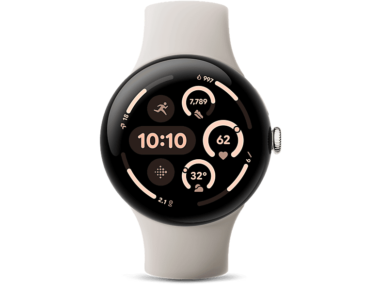 Google Pixel Watch 3 45 mm S-L Aluminio 100% reciclado Porcelana