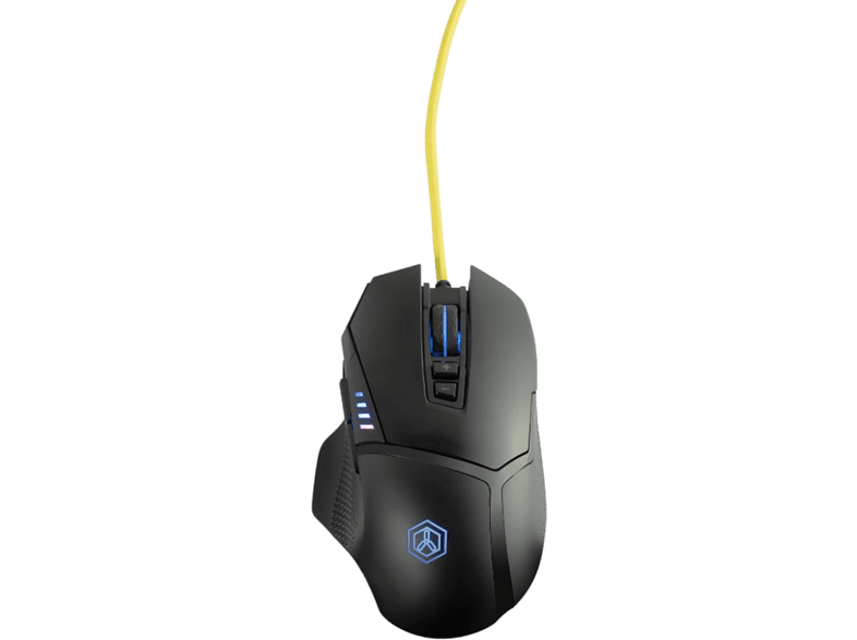 ISY IGM-3000 Por cable 3000 DPI RGB LED USB Negro