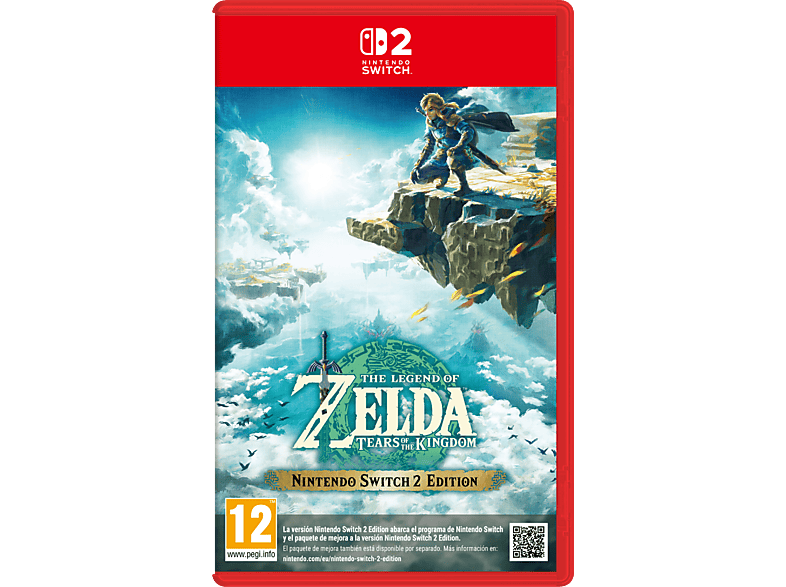 Nintendo Switch 2 The Legend of Zelda: Tears of the Kingdom. Edición Nintendo Switch 2