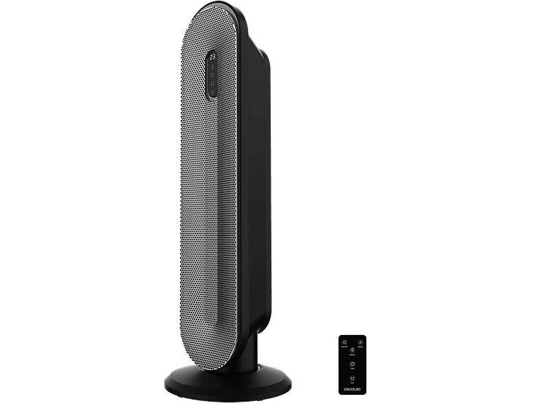 Cecotec Calefactor cerámico ReadyWarm 2050 Max Ceramic Rotate Smart Cerámico 20 m² Oscila 60º 3 modos Panel digital Mando Negro