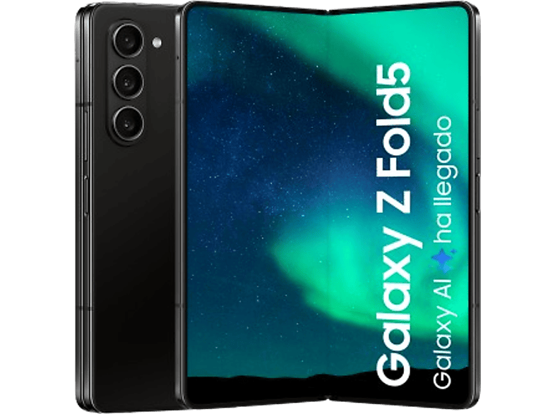 Samsung Galaxy Z Fold5 5G 1TB 12GB RAM Negro 7.6 QXGA+ Plegable Qualcomm Snapdragon 4400 mAh Android 13