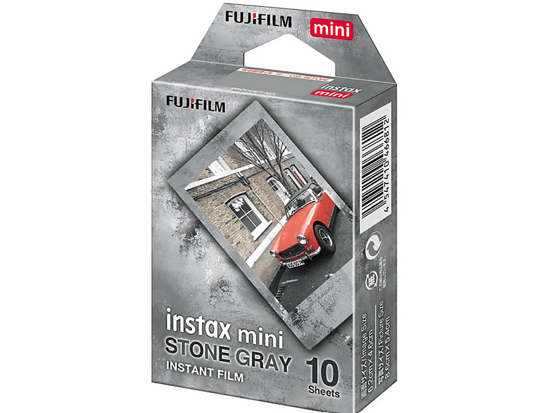 Fujifilm Instax mini Stone Gray Para Instax Mini 10 películas instantáneas Gris