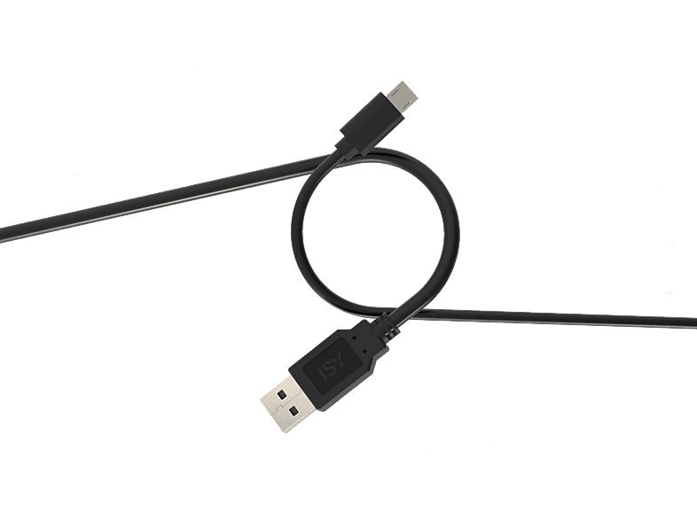 ISY IUC-1016 USB 2.0 USB-A a microUSB 1.5m 480 Mbps Negro
